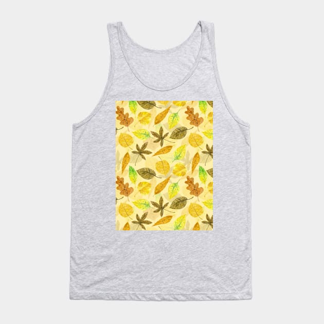 Autumn pattern watercolor 2 Tank Top by katerinamk